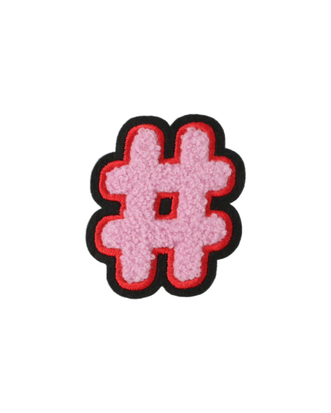 # Pink Chenille Varsity Patch - Large - American Deadstock