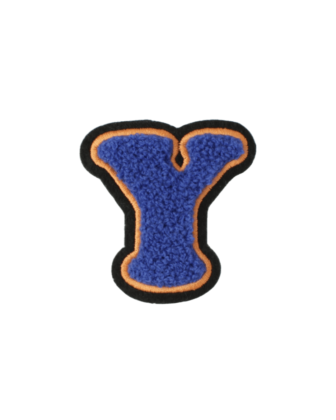 Y Blue Chenille Varsity Letter Patch - Large - American Deadstock