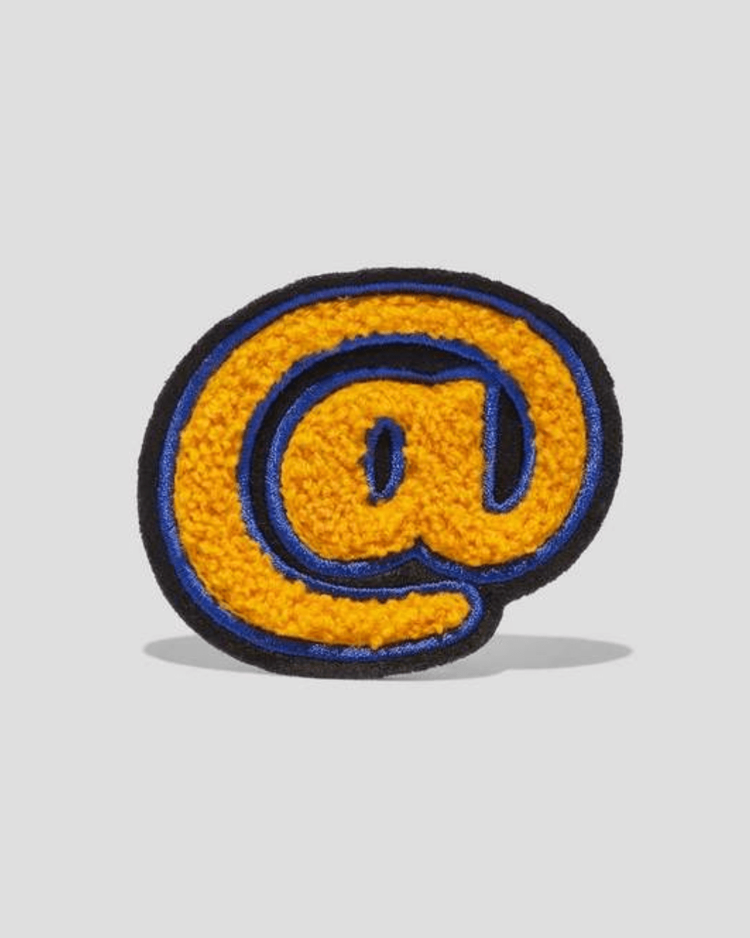 @ Yellow Chenille Varsity Letter Patch - Large - American Deadstock