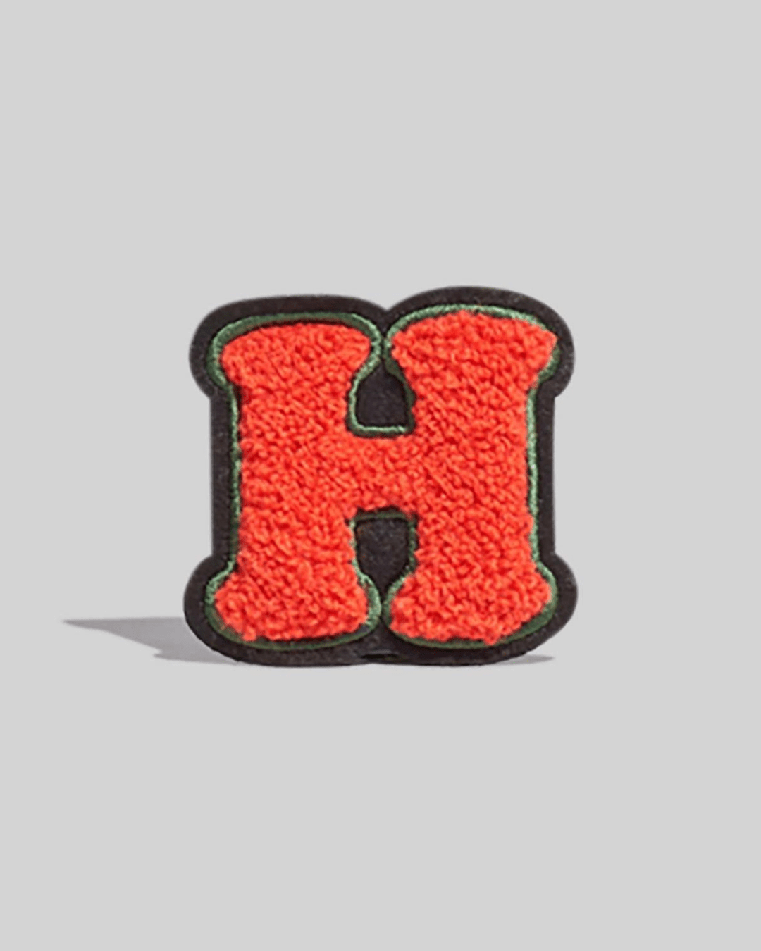 H Red Chenille Varsity Letter Patch - Large - American Deadstock
