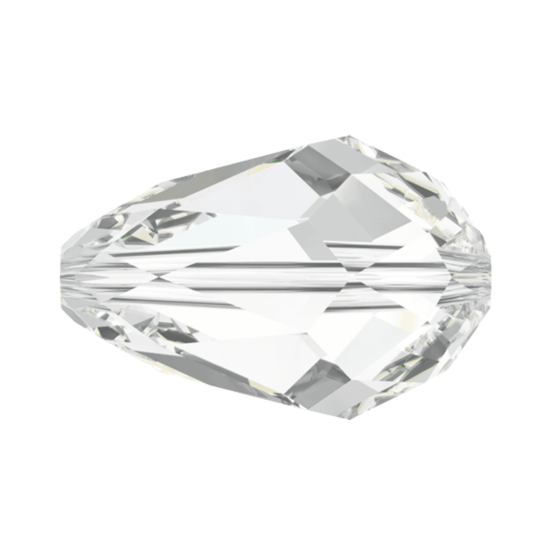 SWAROVSKI 18x12mm CRYSTAL 5500 Teardrop Faceted Rhinestone Beads - 10pcs - American Deadstock