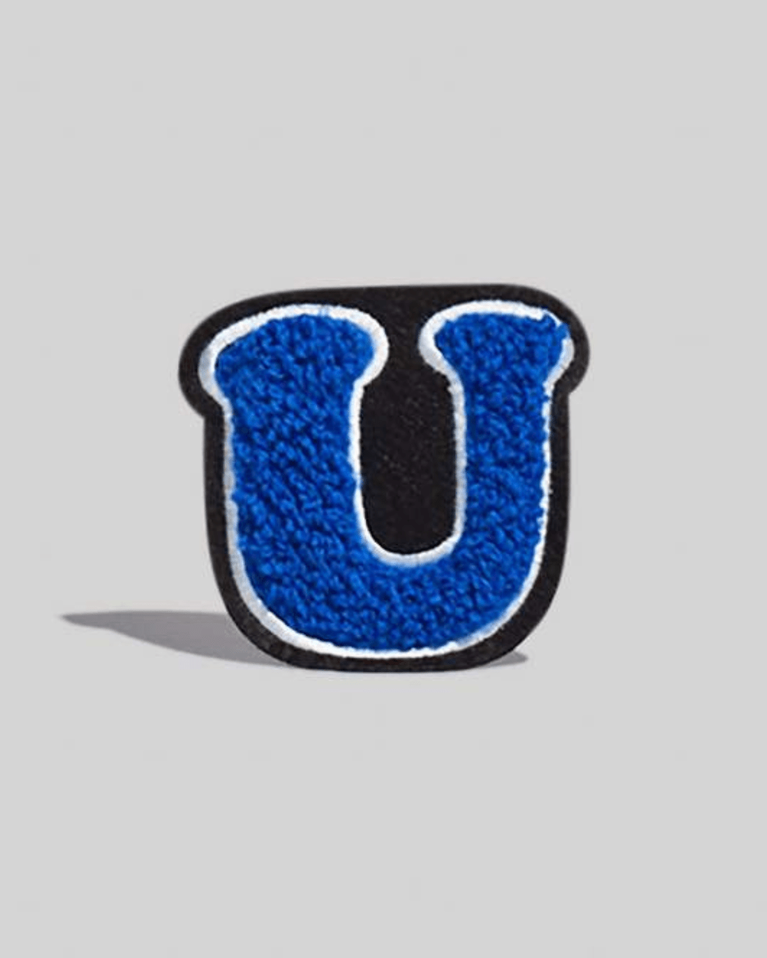 BLUE Chenille Patch Letters