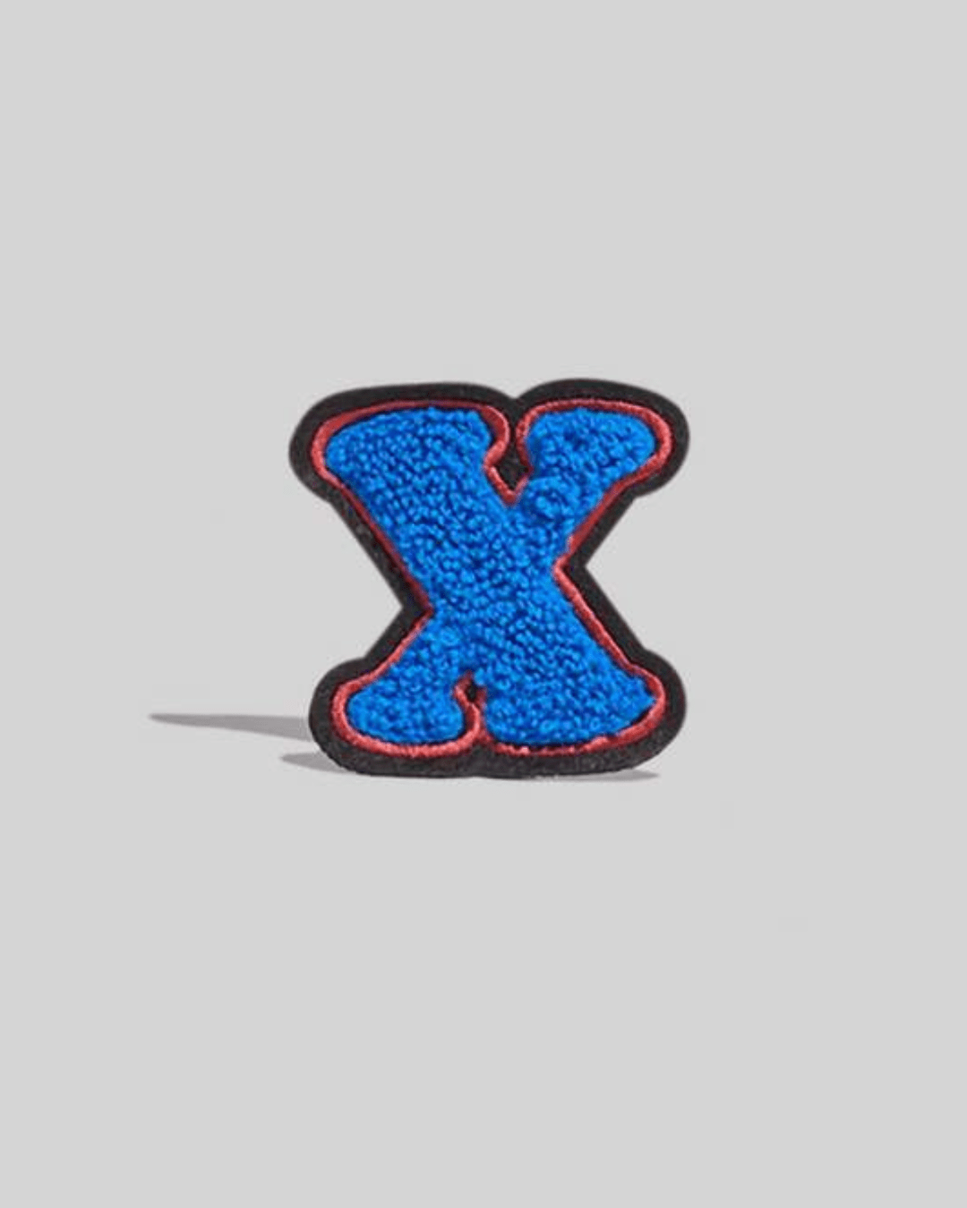 LETTER X Embroidered Patch
