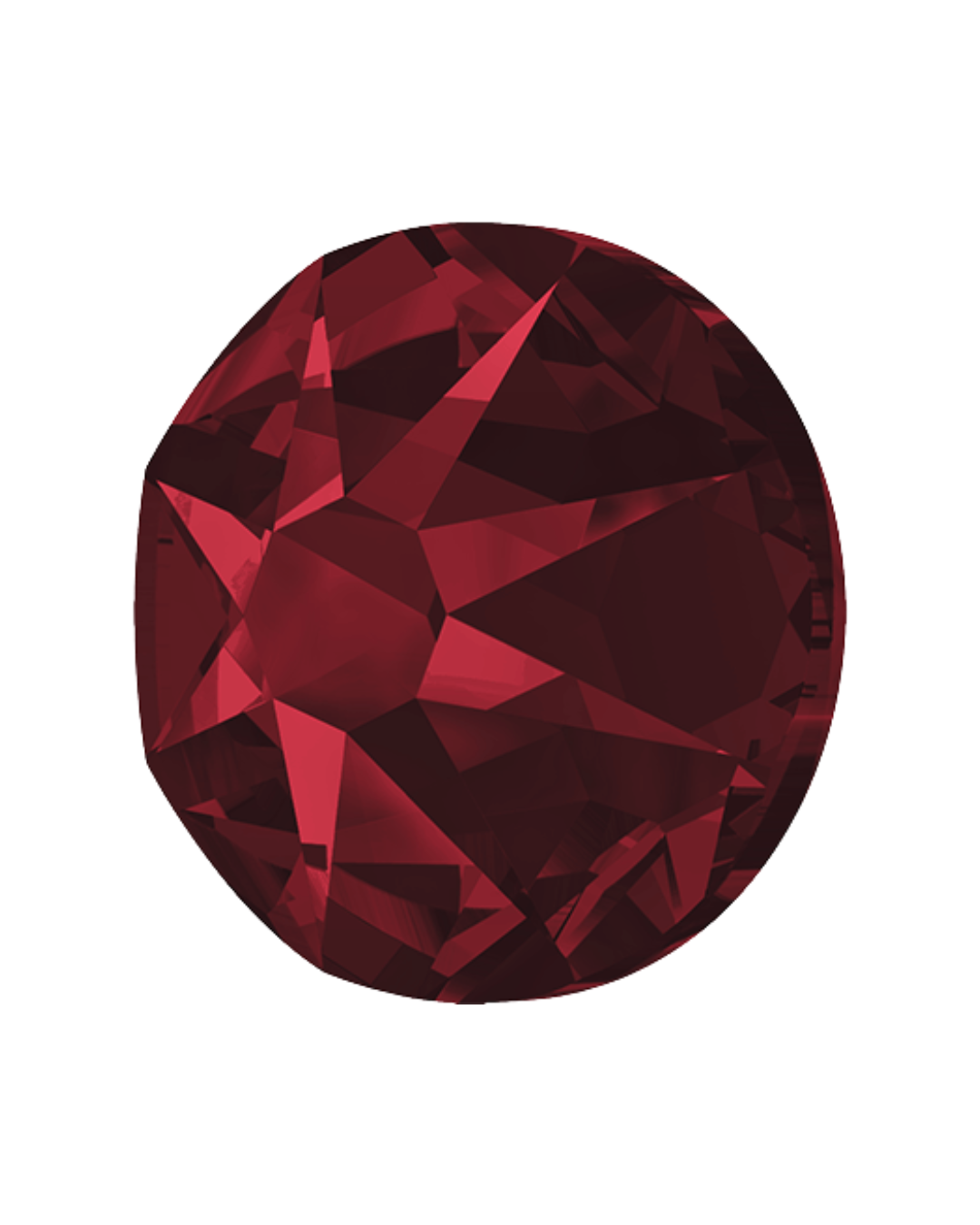 SS16 Siam Red 2088 Xirius Rose Flatback  Crystals - 1440pcs