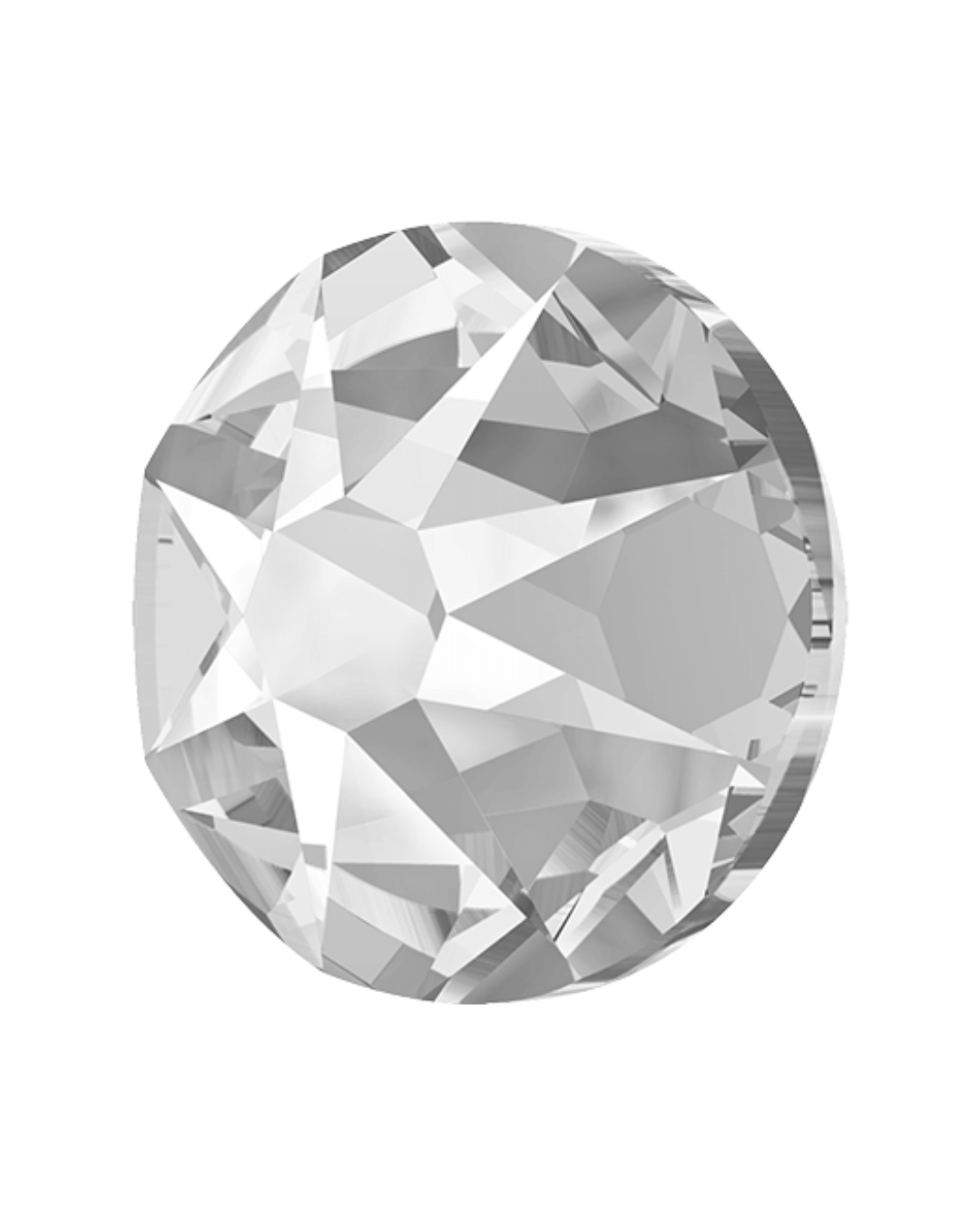 SS16 Crystal Clear 2088 Xirius Rose Flatback  Crystals - 1440pcs