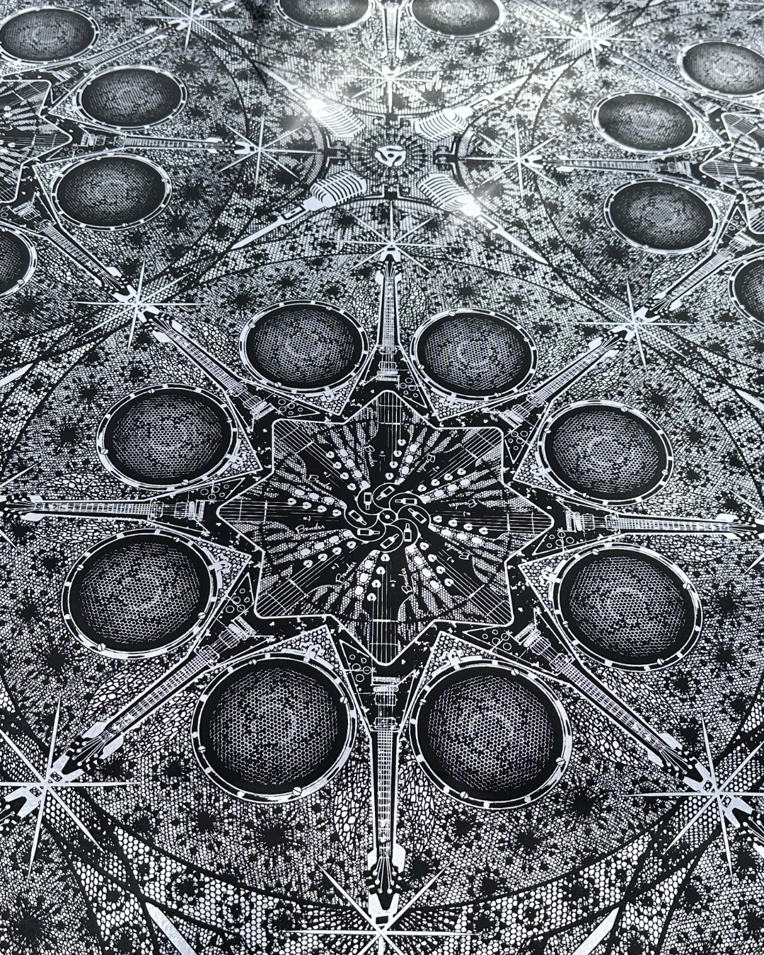 Musical Mandala Wallpaper