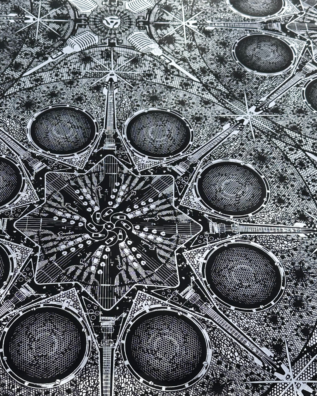 Musical Mandala Wallpaper