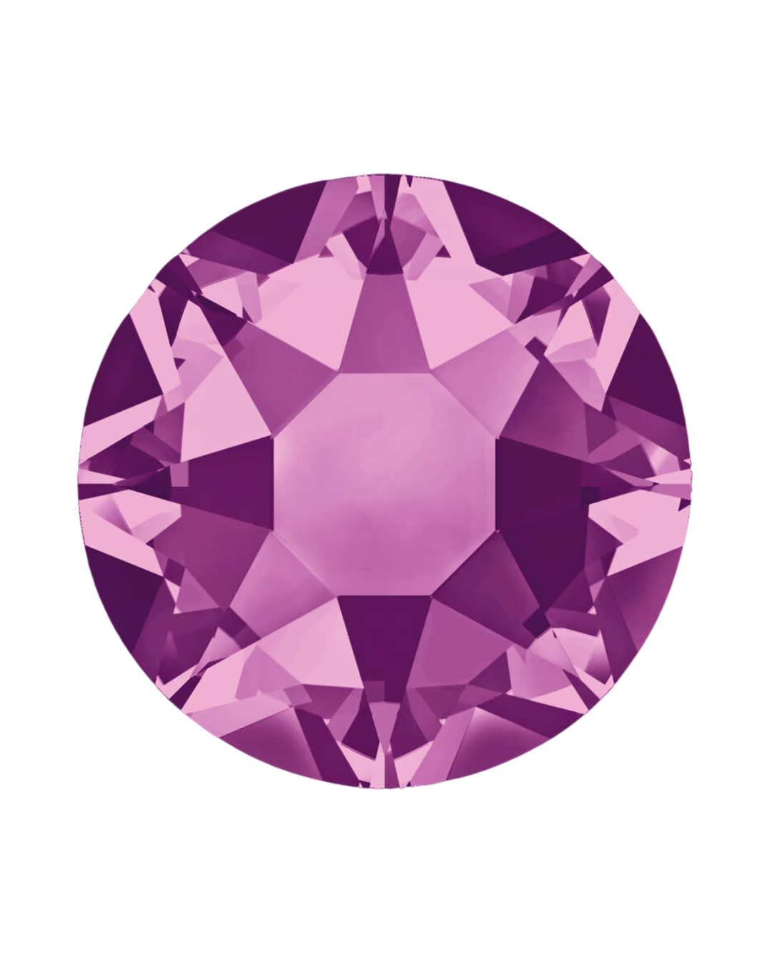 SS16 Amethyst 2078 HotFix Crystals Pack - 40pc