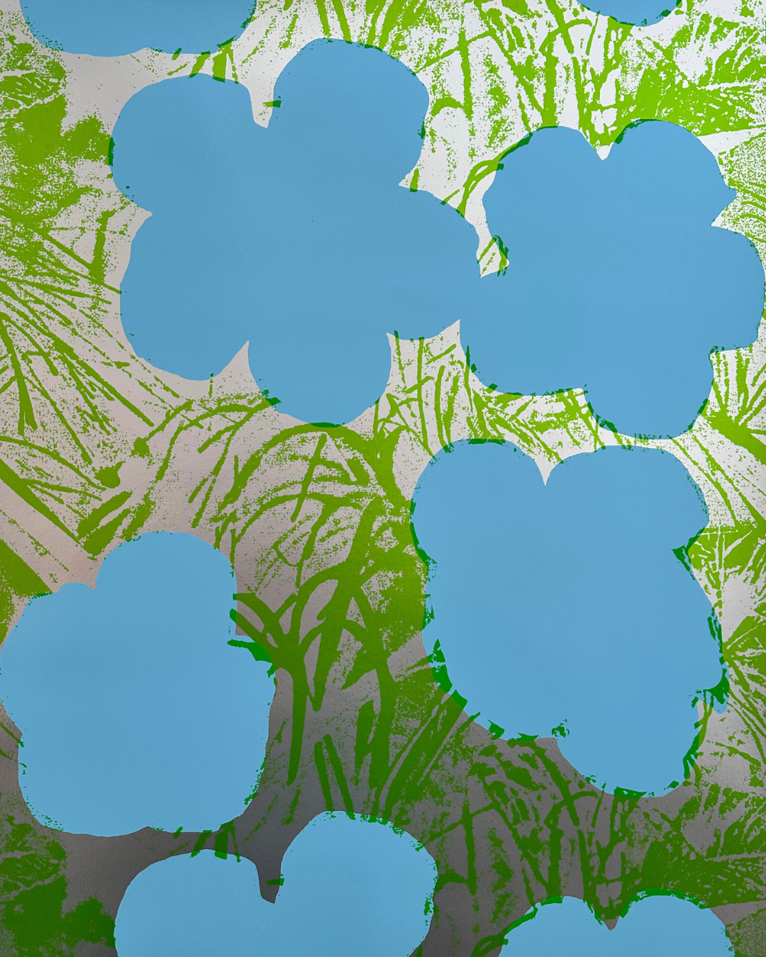 Flowers Wallpaper by Andy Warhol