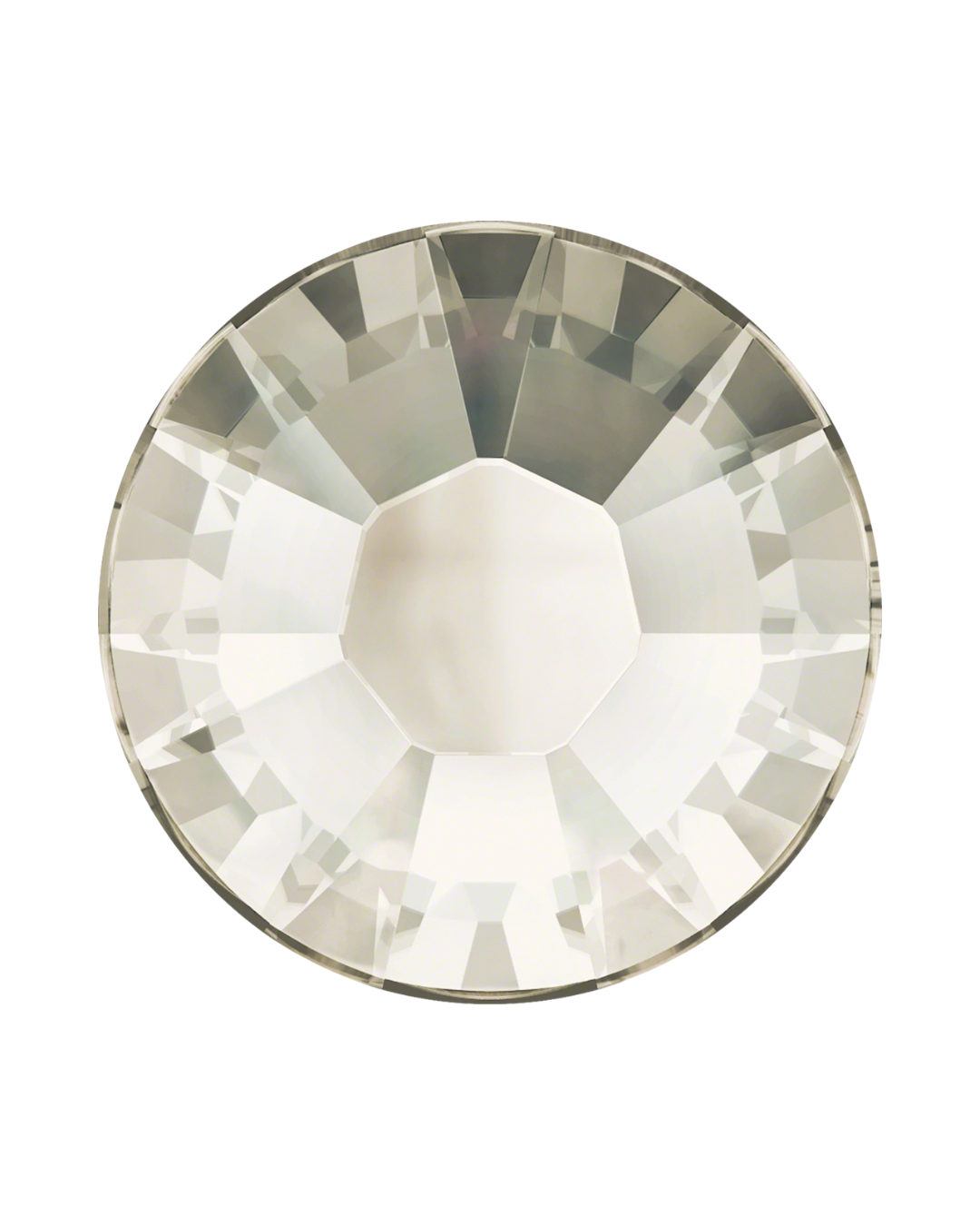 SS16 Silver Shade 2028 Xilion Rose Flatback Crystals - 1440pcs