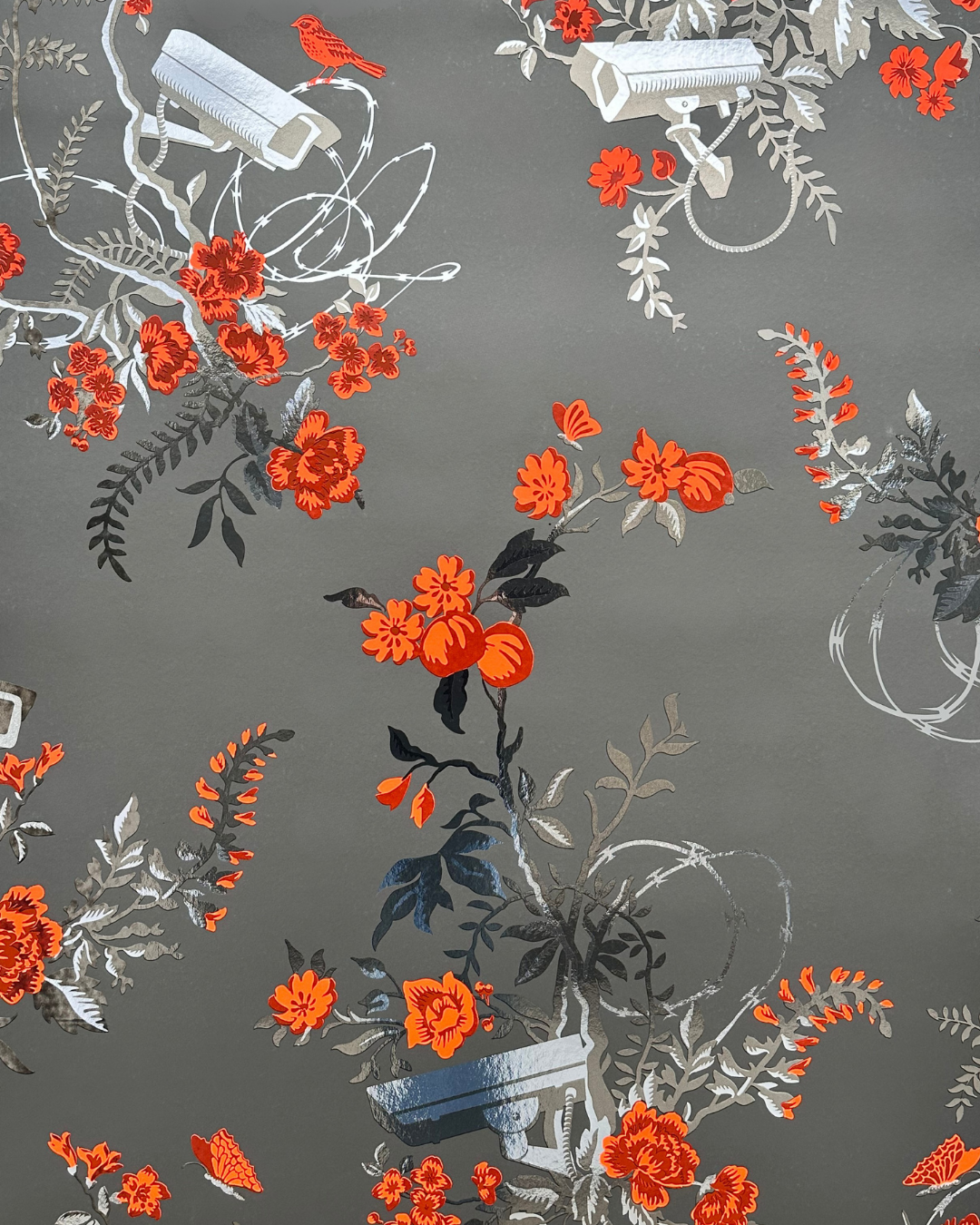 Vigilant Floral Wallpaper