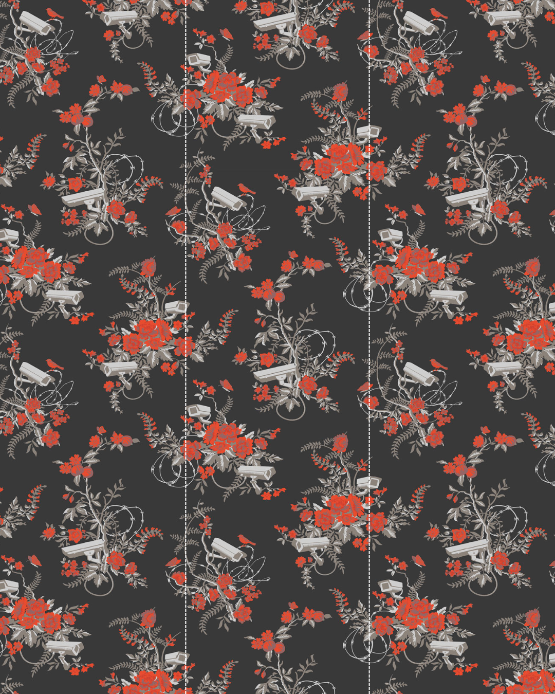 Vigilant Floral Wallpaper