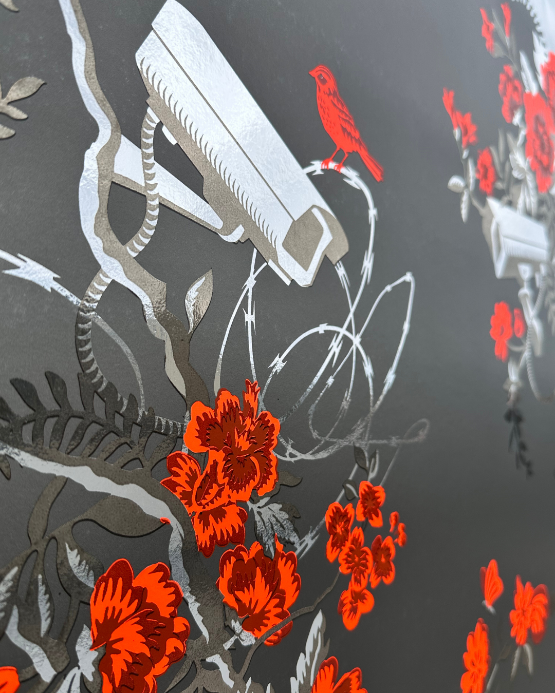 Vigilant Floral Wallpaper
