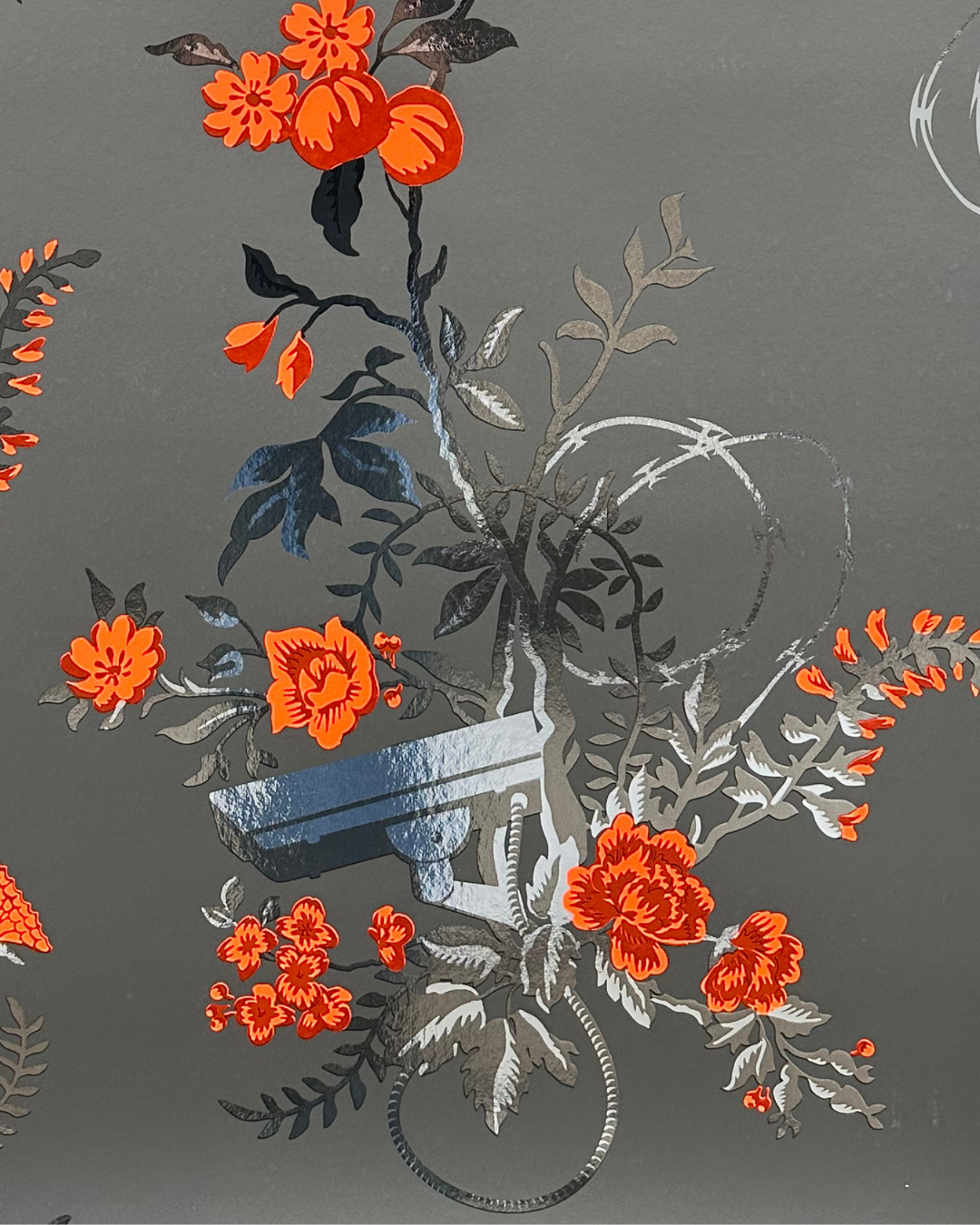 Vigilant Floral Wallpaper