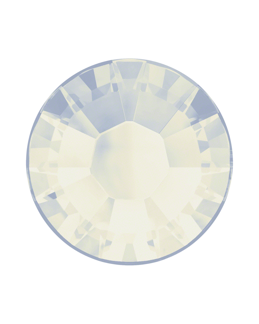 SS10 White Opal 2028 Xilion Rose Flatback Hotfix Crystals - 1440pcs