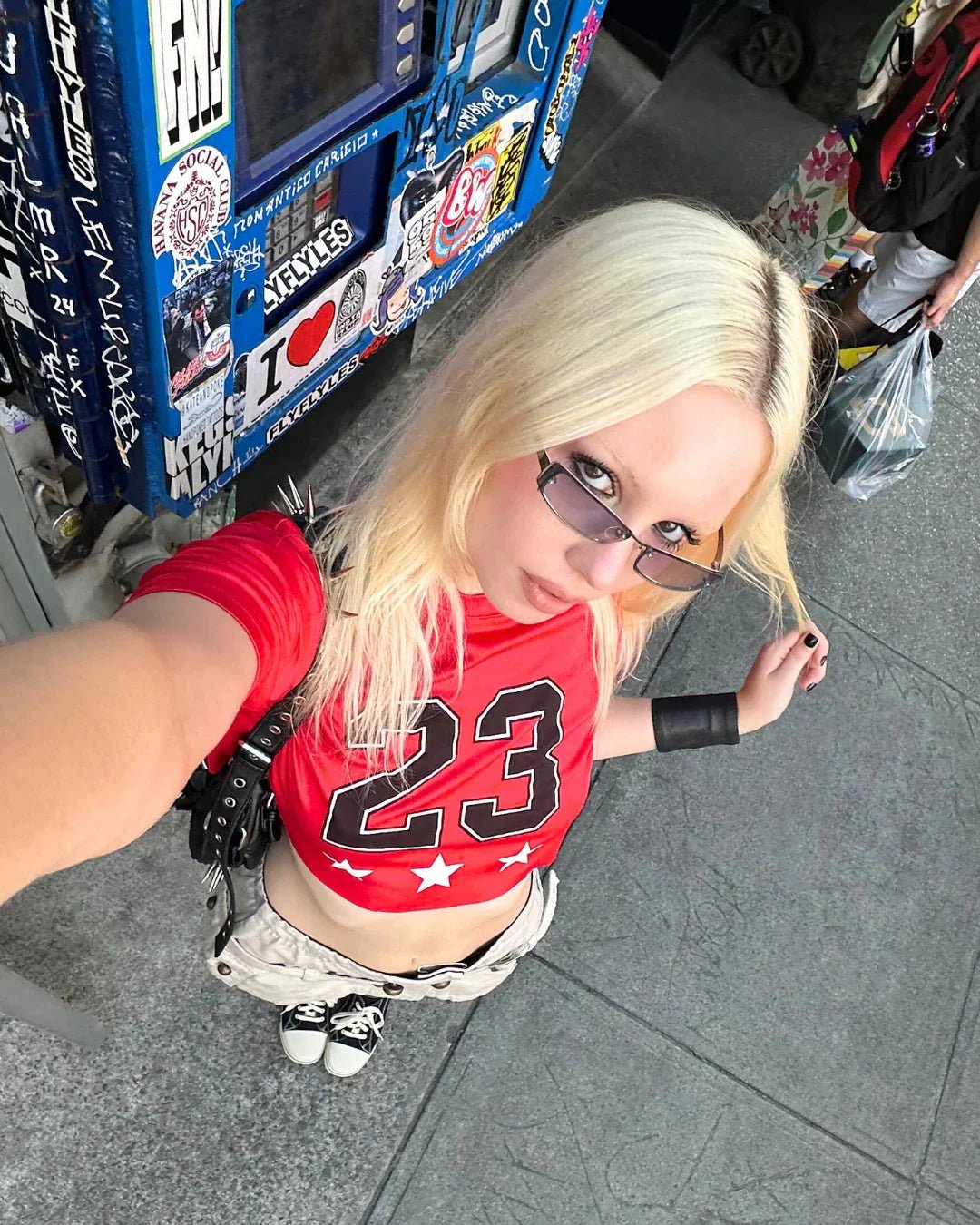 American Deadstock Pixel Rectangle Sunglasses