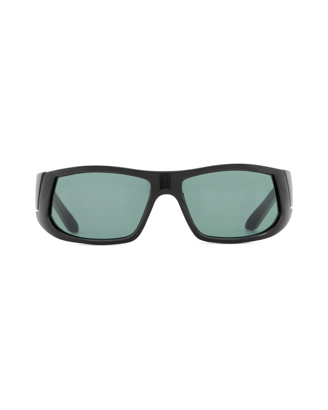 Black Sport Shield Sunglasses - American Deadstock