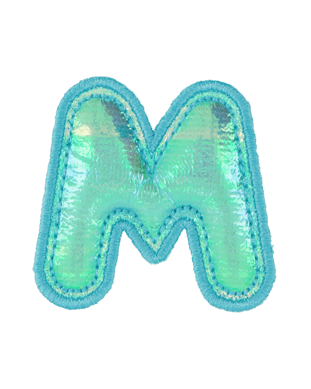 Blue Puffy Holo Letter Patch - American Deadstock