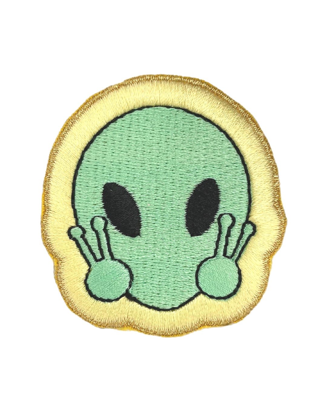 Green Alien Sticker Patch - American Deadstock