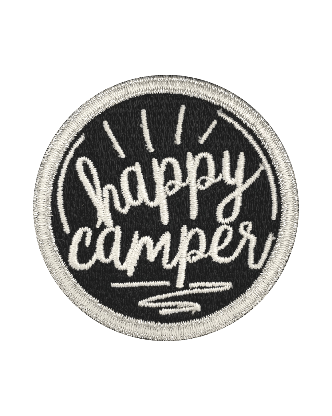 Happy Camper Sticker Patch - American Deadstock