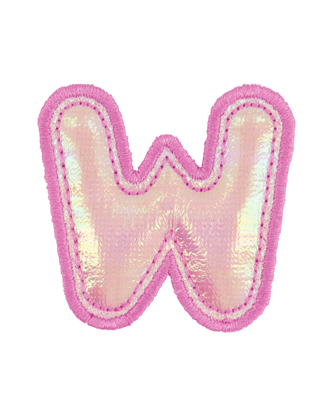Pink Puffy Holo Letter Patch - American Deadstock