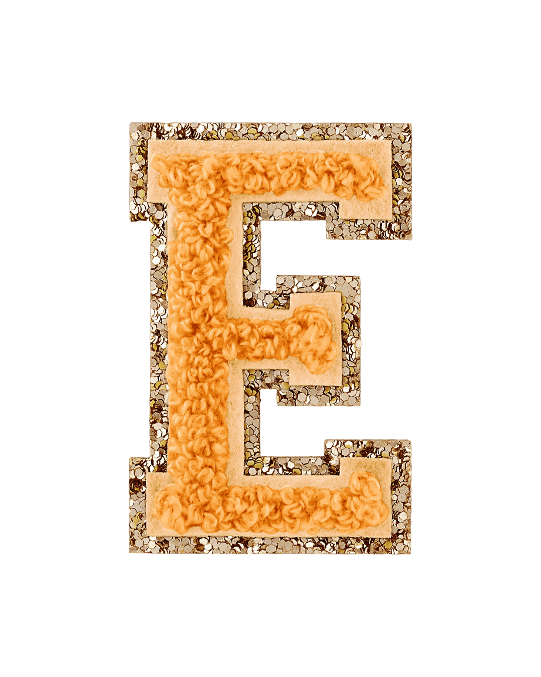 Pumpkin Spice Glitter Varsity Letter Patches - American Deadstock