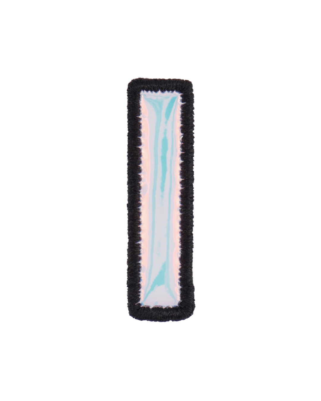 Silver Holographic Letter Patch - American Deadstock