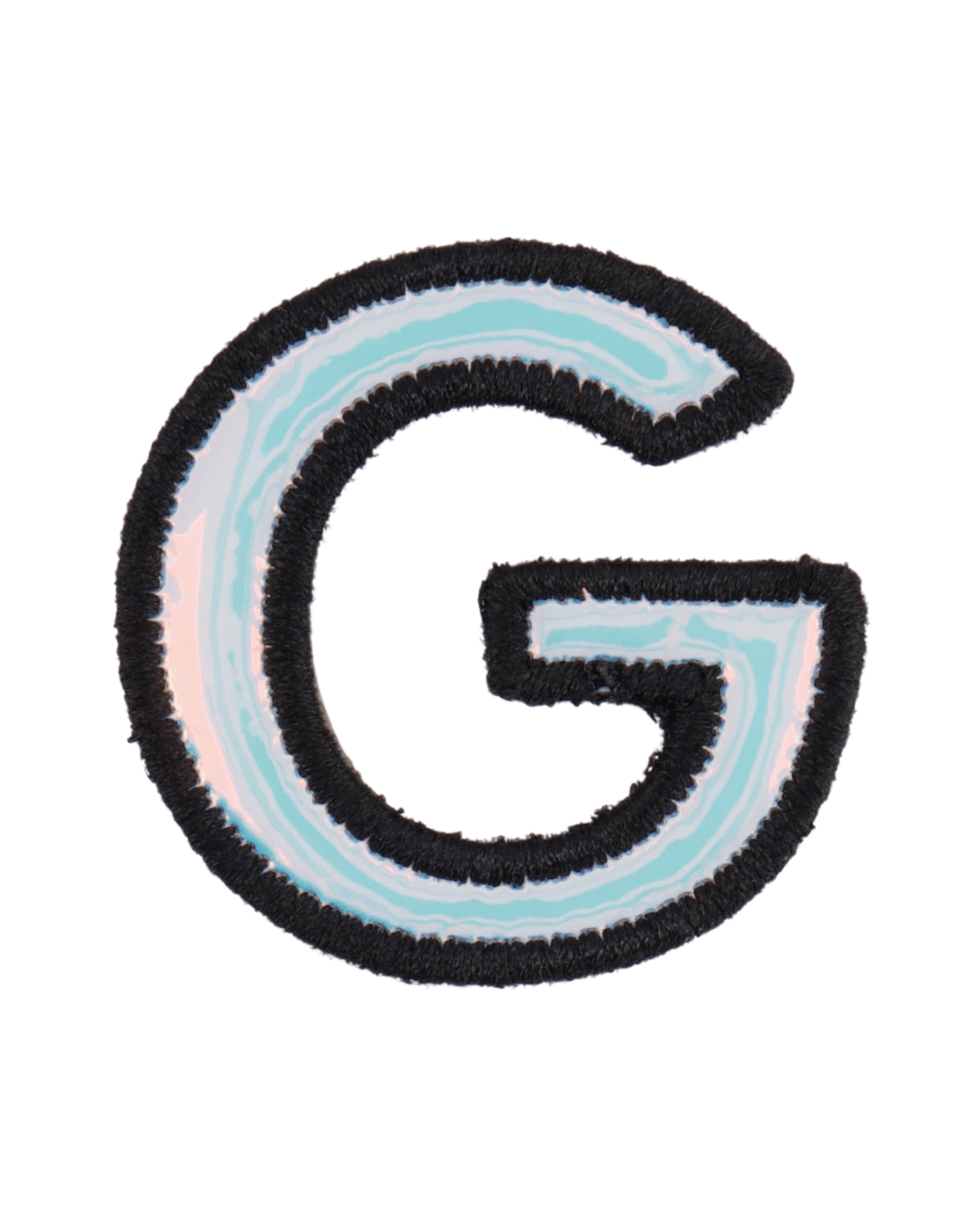 Silver Holographic Letter Patch - American Deadstock
