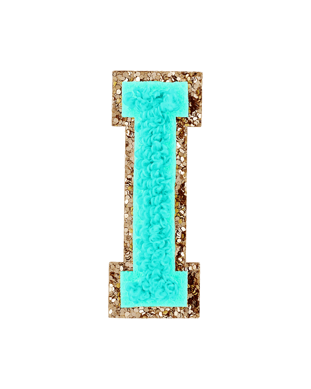 Stoney Clover Lane Laguna Green Glitter Varsity Letter Patch