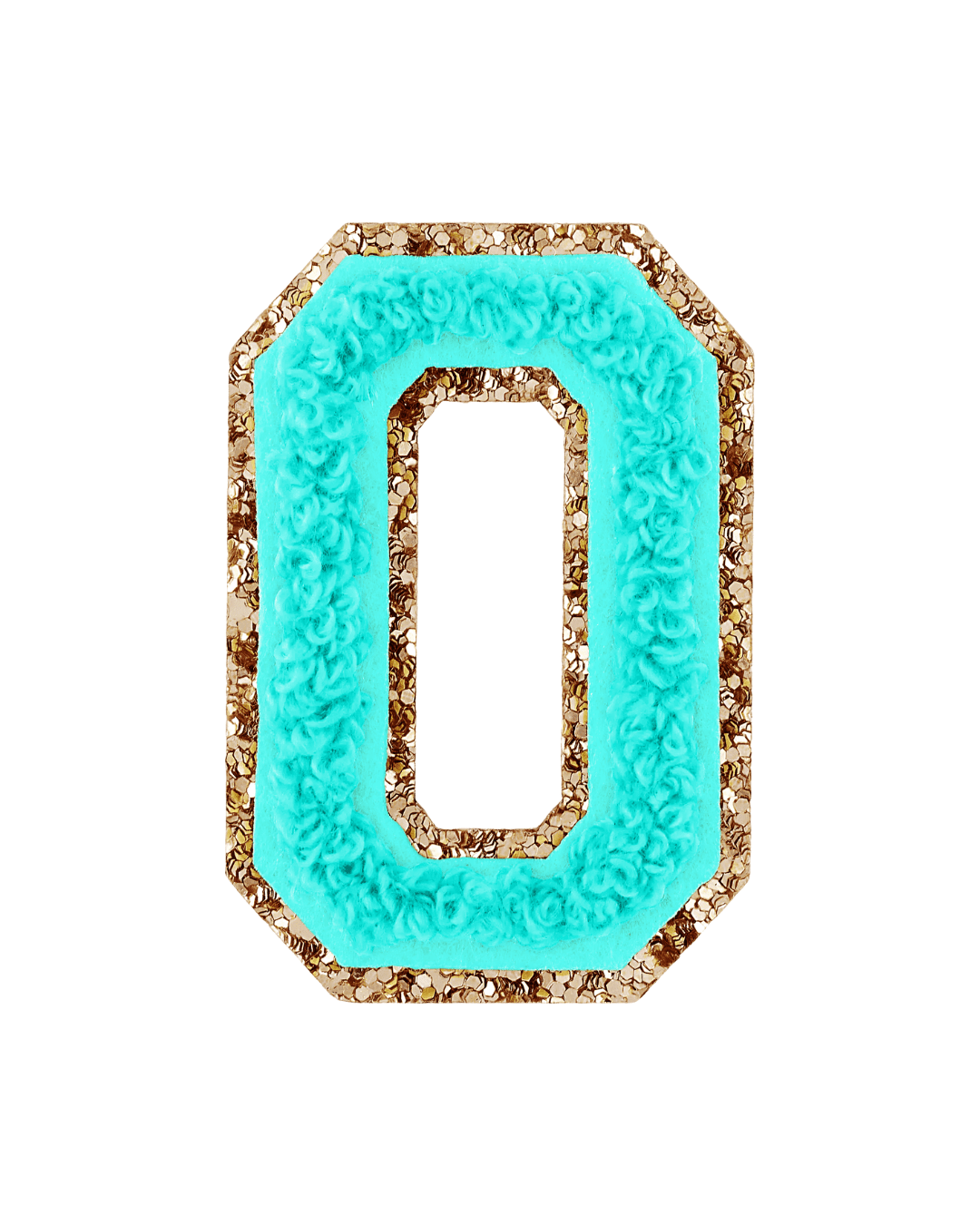 Stoney Clover Lane Laguna Green Glitter Varsity Letter Patch