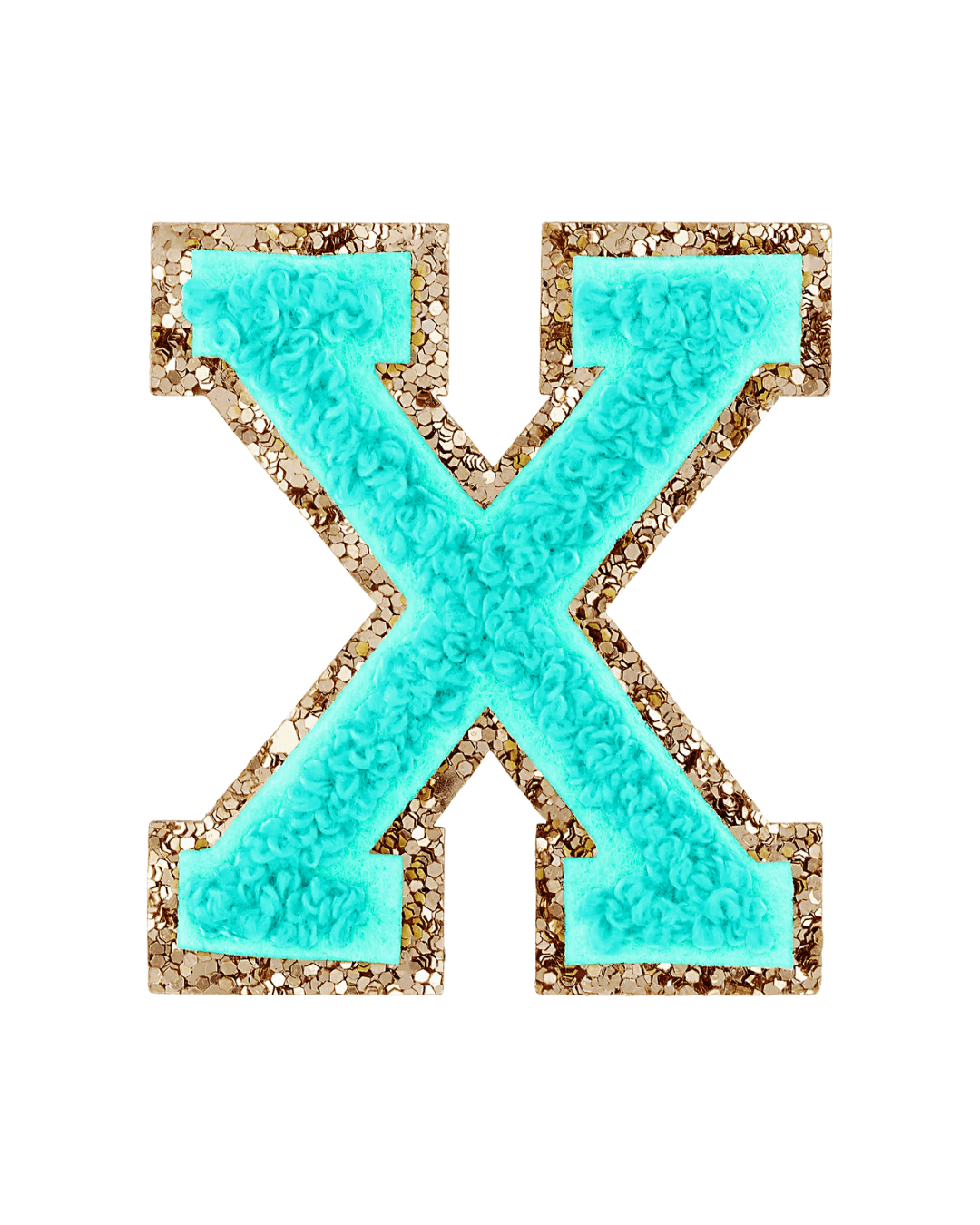 Stoney Clover Lane Laguna Green Glitter Varsity Letter Patch