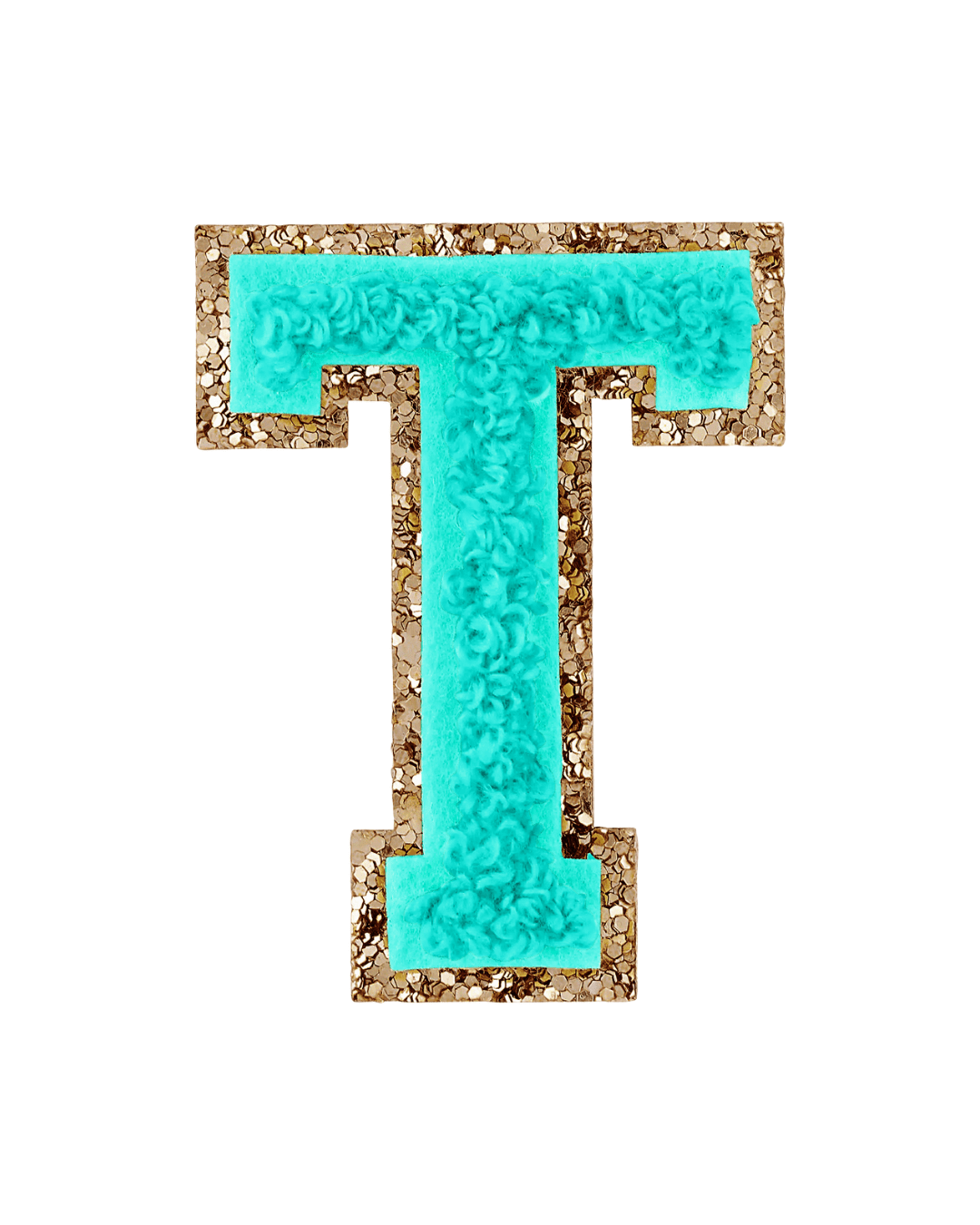 Stoney Clover Lane Laguna Green Glitter Varsity Letter Patch