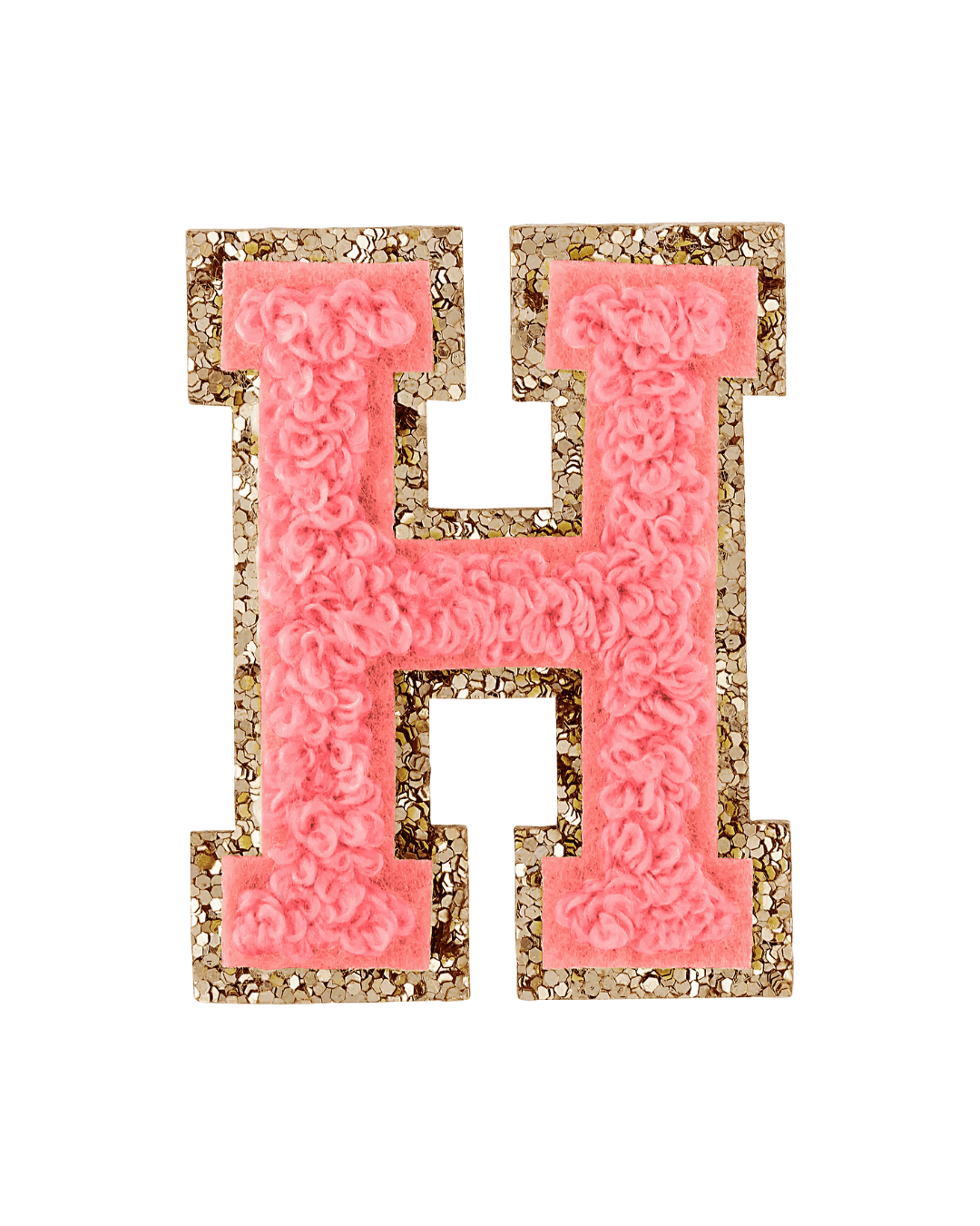 Stoney Clover Lane Ripe Peach Glitter Varsity Letter Patch