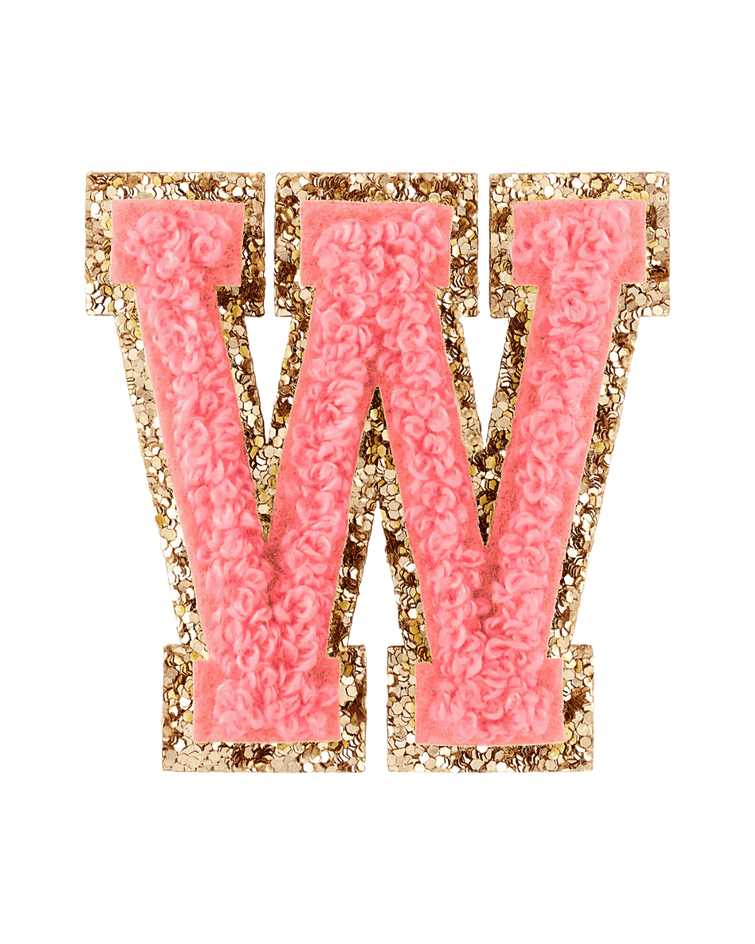 Stoney Clover Lane Ripe Peach Glitter Varsity Letter Patch