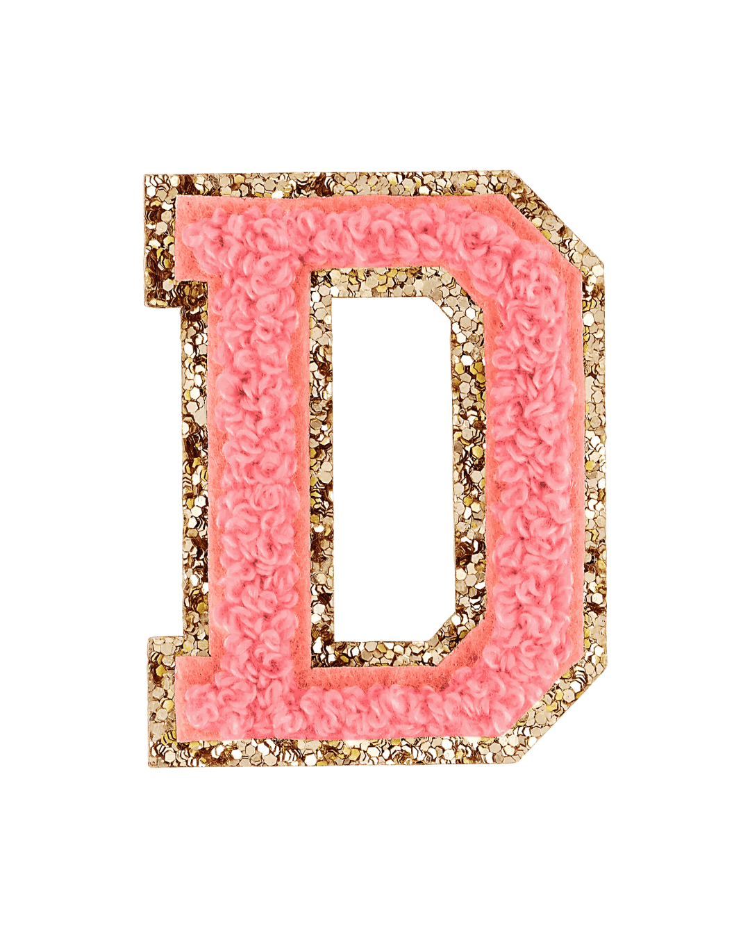 Stoney Clover Lane Ripe Peach Glitter Varsity Letter Patch