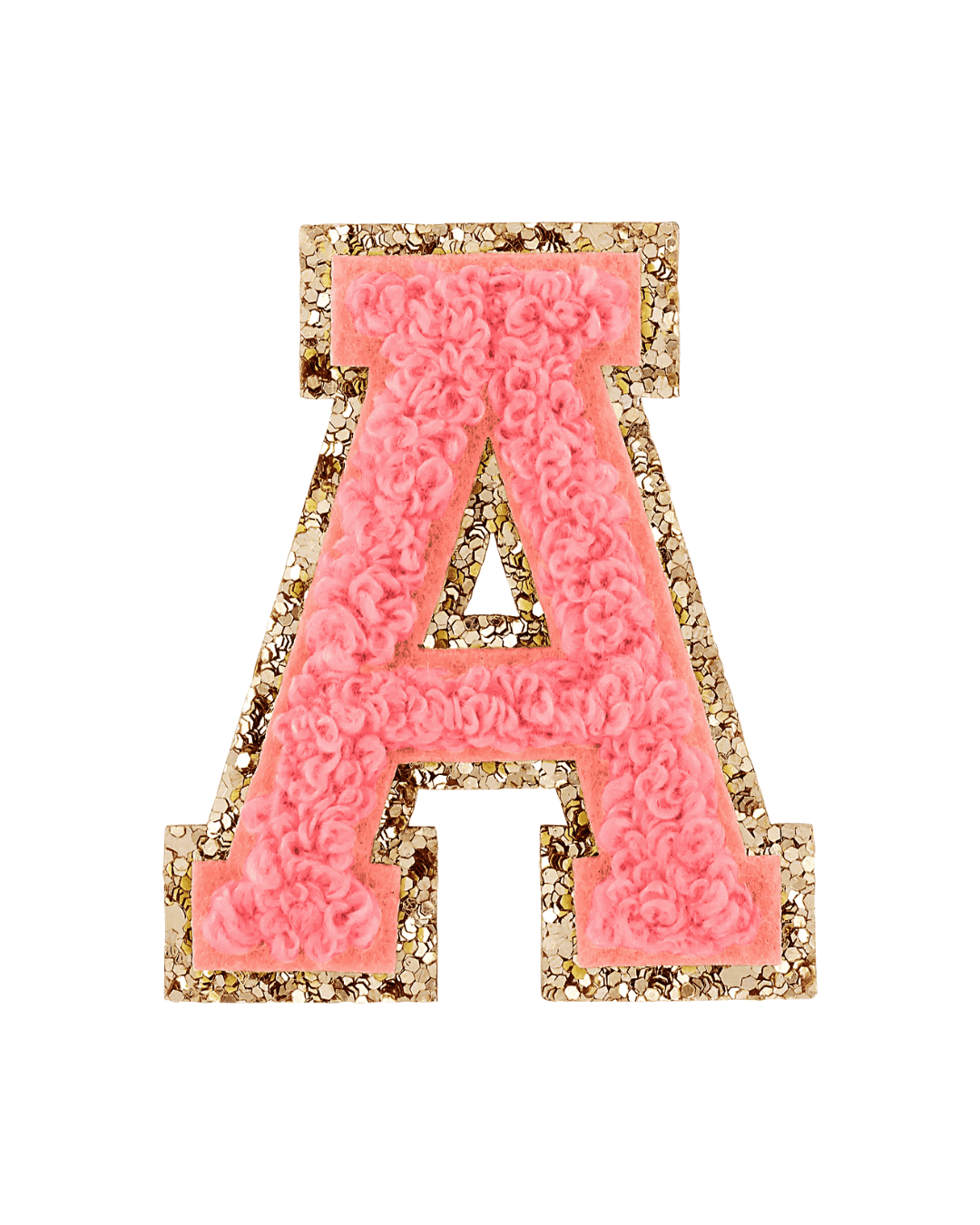 Stoney Clover Lane Ripe Peach Glitter Varsity Letter Patch
