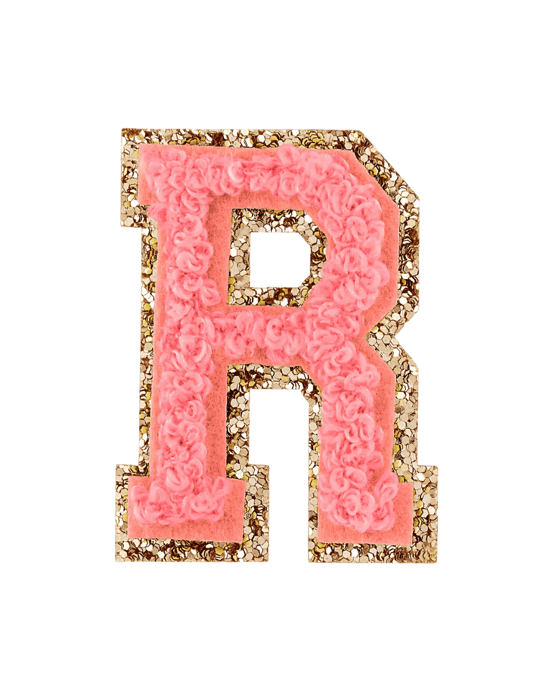 Stoney Clover Lane Ripe Peach Glitter Varsity Letter Patch