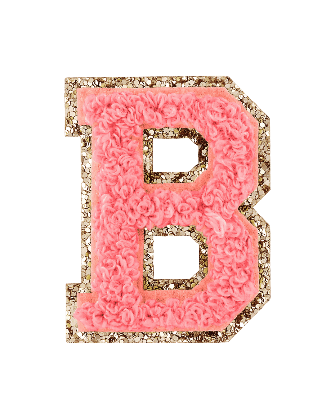 Stoney Clover Lane Ripe Peach Glitter Varsity Letter Patch