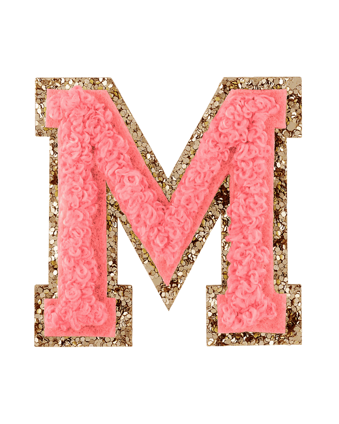 Stoney Clover Lane Ripe Peach Glitter Varsity Letter Patch