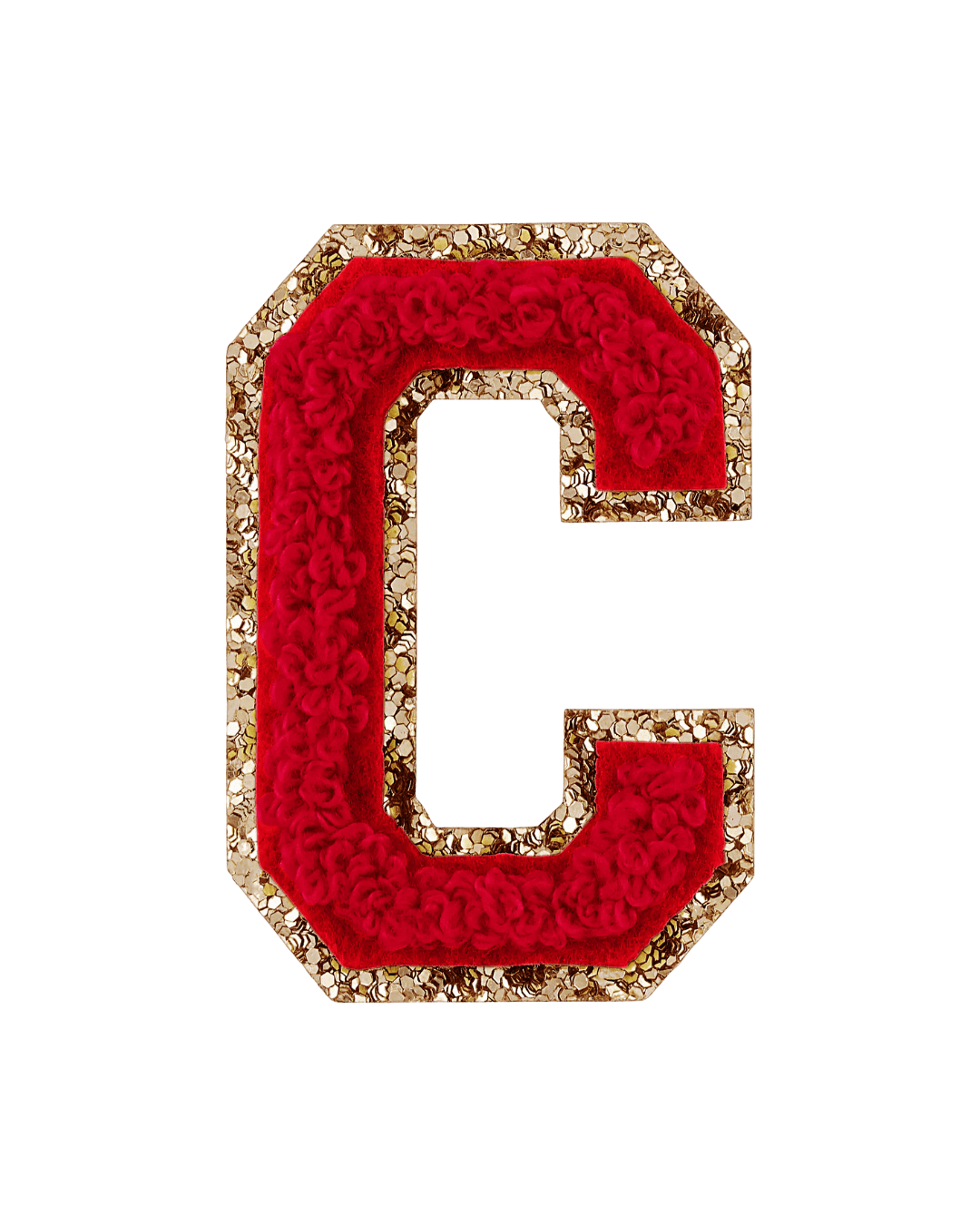 Stoney Clover Lane Ruby Red Glitter Varsity Letter Patch