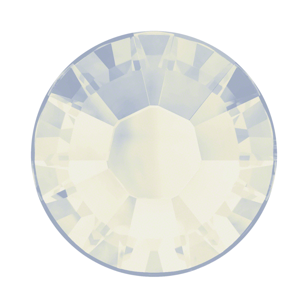 SWAROVSKI SS10 White Opal 2028 Xilion Rose Flatback Hotfix Crystals - 1440pcs - American Deadstock