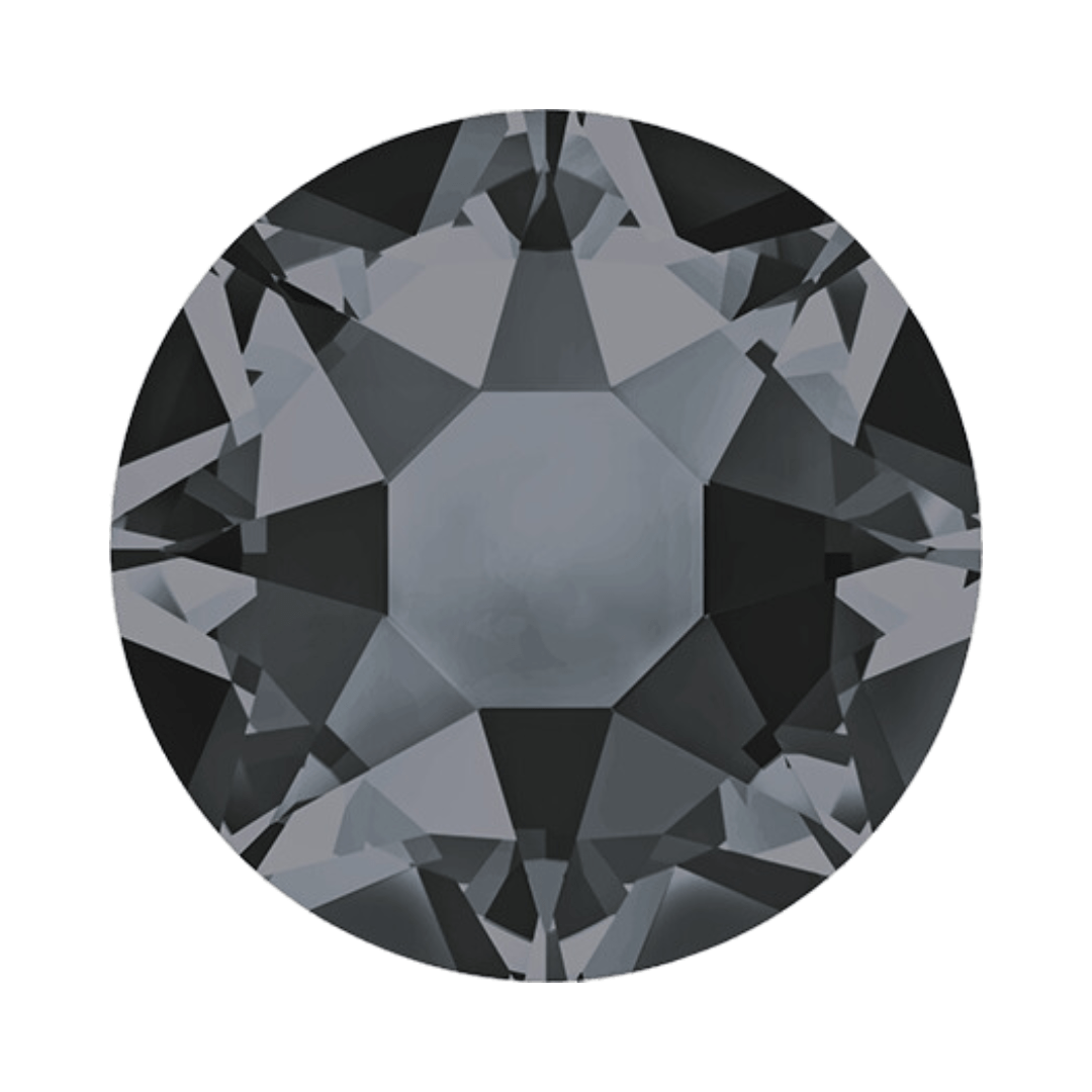 Swarovski SS12 Crystal Silver Night 2078 HotFix Crystals Pack - 45pc